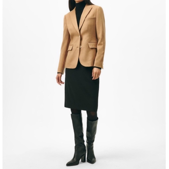 Brooks Brothers Loro Piana Baby Camel Hair Blazer Jacket Size 10P - Picture 2 of 15